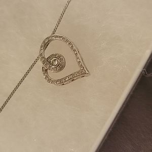 Diamond heart necklace